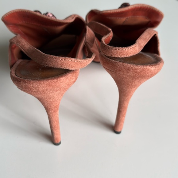 Charles & Keith Suede Leather Tassel Heels - Picture 8 of 16